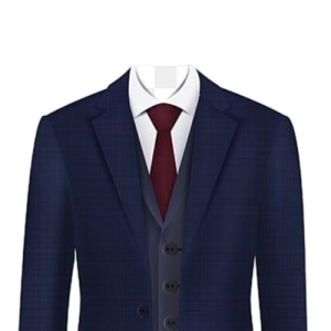 Suit And Tie Vector Hd Images, Half Lenght Suit In Blue Coat And Grey Tie, Men, Mens, Suit PNG Image For Free Download_prev_ui